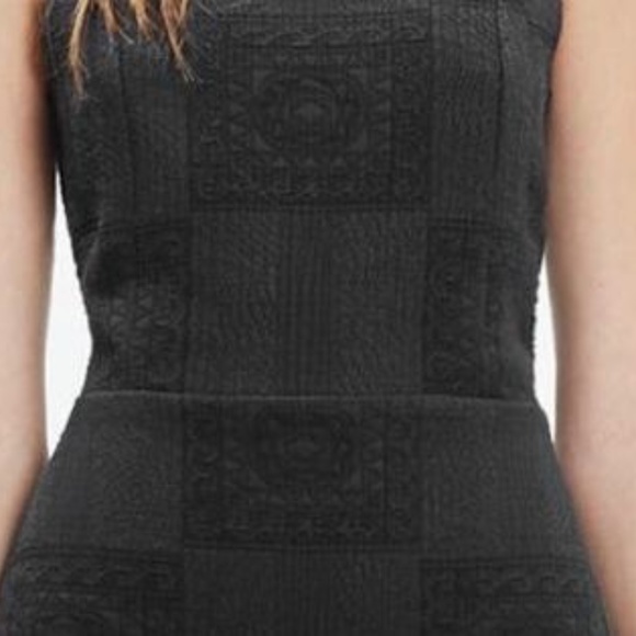 Madewell Textured Afternoon Jacquard Flared Dress - Picture 2 of 12